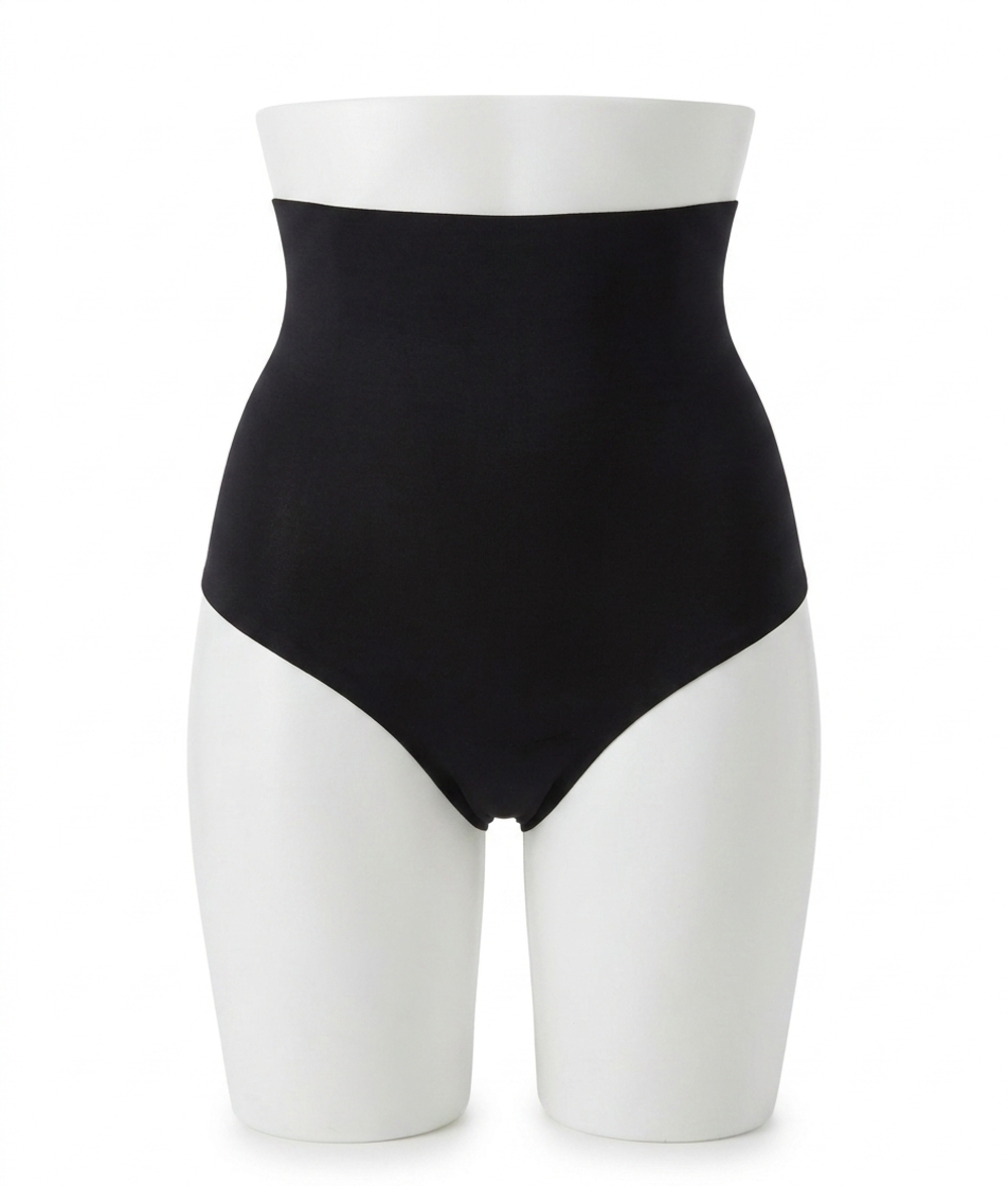 NEW COMMANDO cotton control shaping thong in black